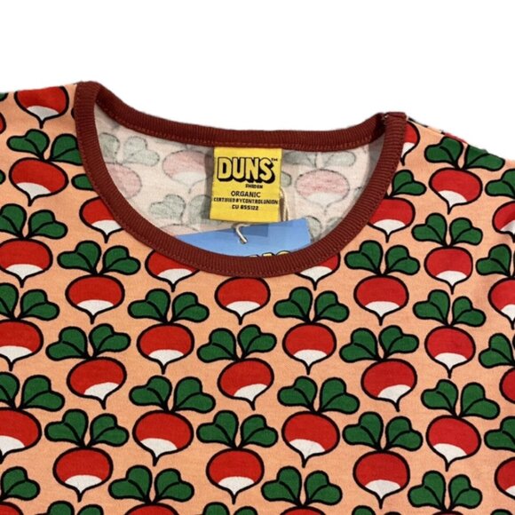 NEW DUNS Sweden Sz 116 (6Y) Organic Radish Print Dress - Picture 3 of 4